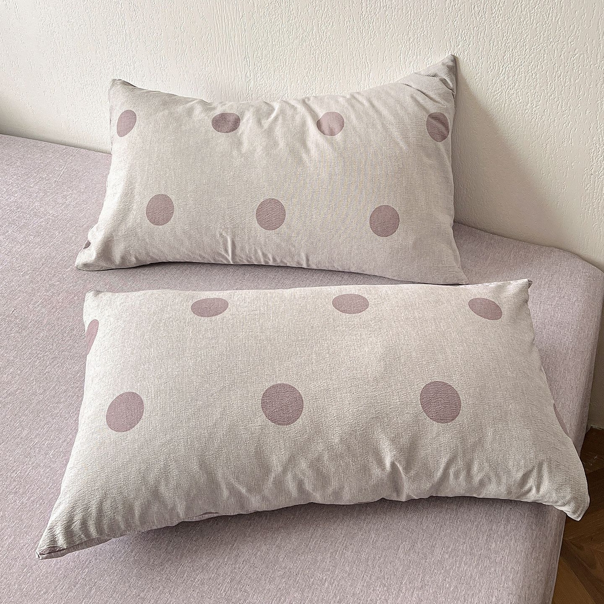 91家纺网 家纺一手货源 找家纺 恋之语 2026新款水洗色织提花工艺系列四件套（量大从优） 波点