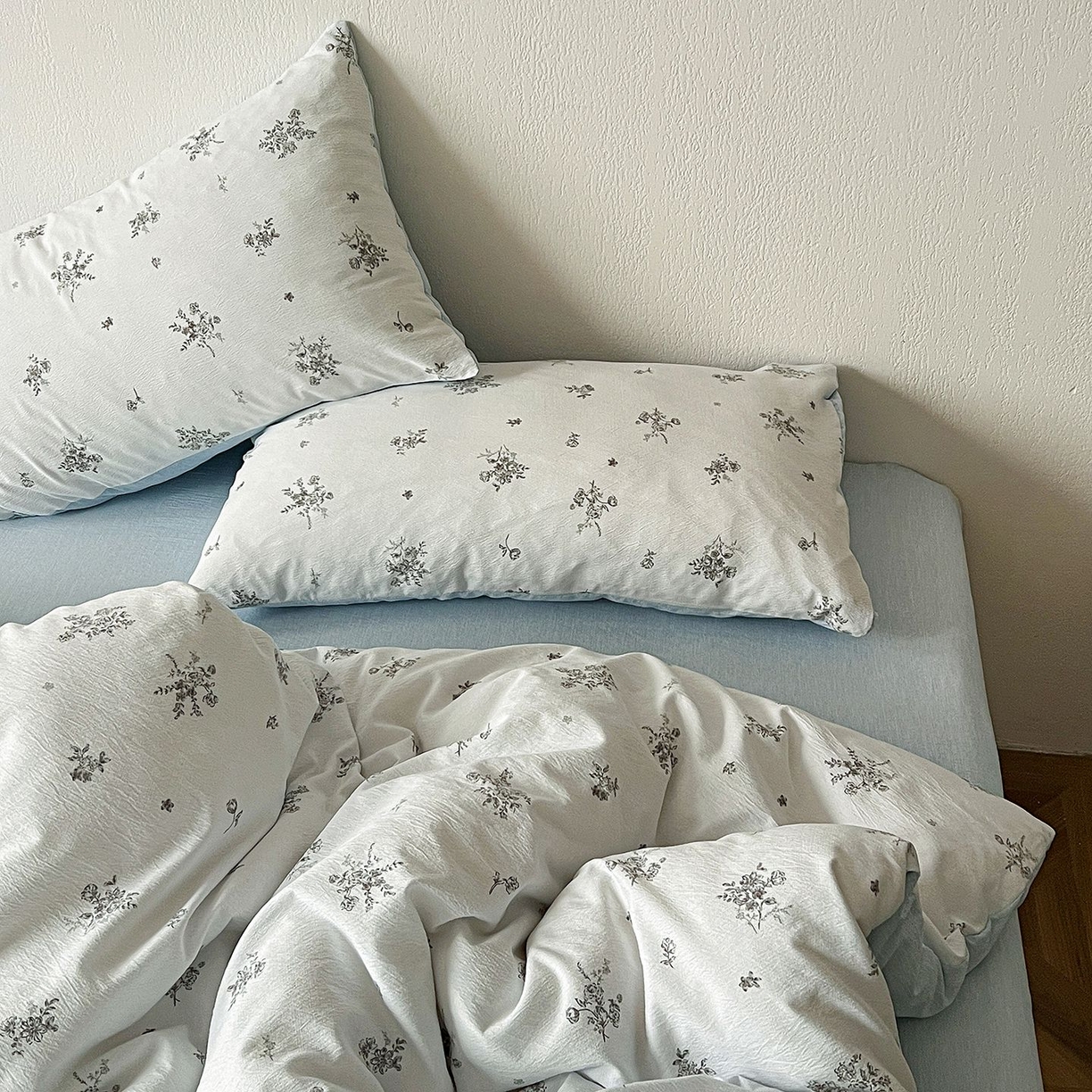 91家纺网 家纺一手货源 找家纺 恋之语 2026新款水洗色织提花工艺系列四件套（量大从优） 花清梦