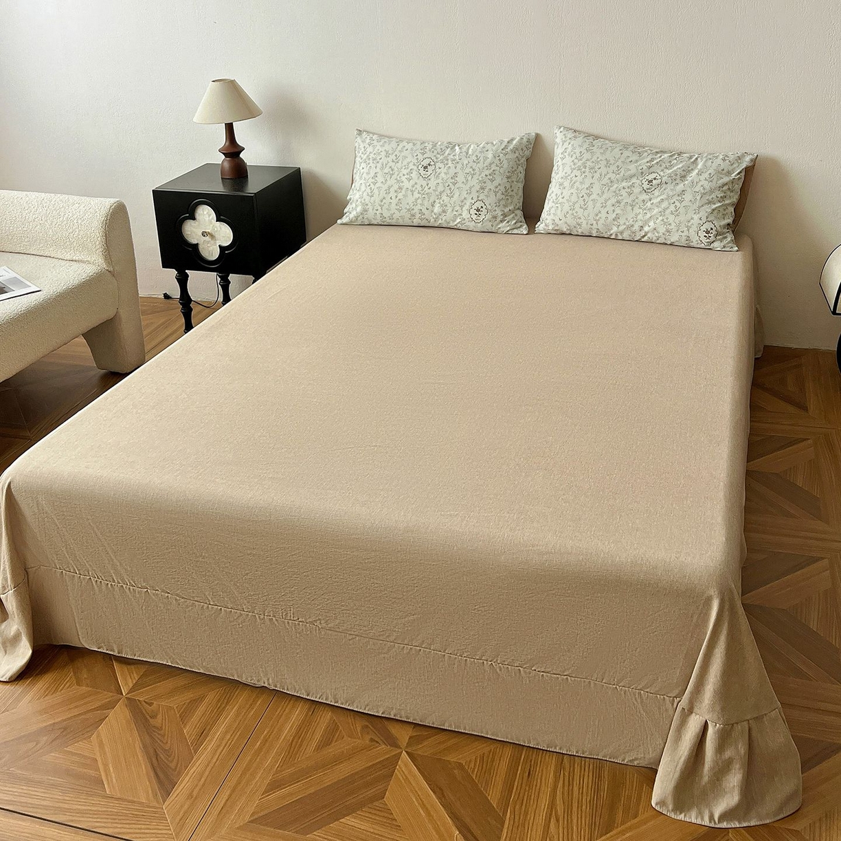 91家纺网 家纺一手货源 找家纺 恋之语 2026新款水洗色织提花工艺系列四件套（量大从优） 岚影