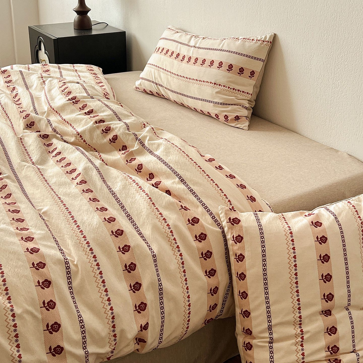 91家纺网 家纺一手货源 找家纺 恋之语 2026新款水洗色织提花工艺系列四件套（量大从优） 玛奇朵