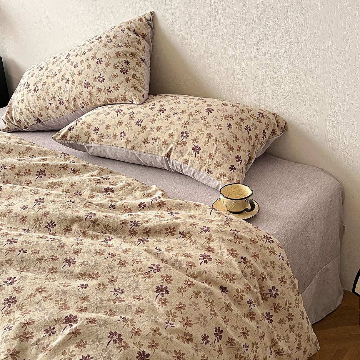 91家纺网 家纺一手货源 找家纺 恋之语 2026新款水洗色织提花工艺系列四件套（量大从优） 漫秋