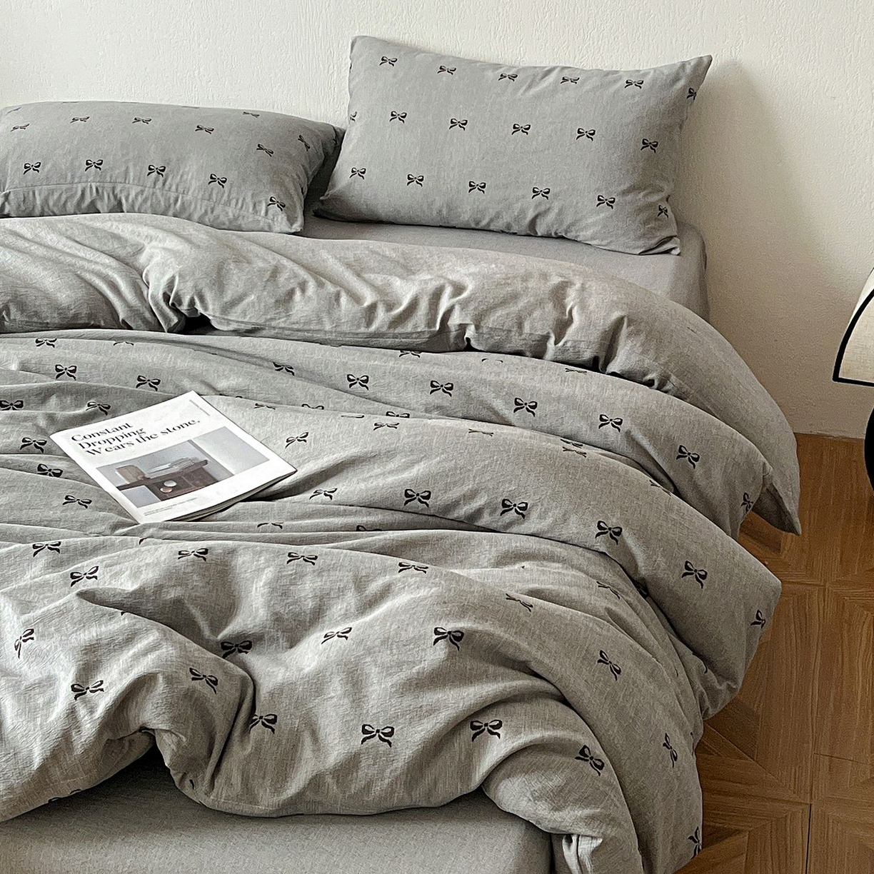 91家纺网 家纺一手货源 找家纺 恋之语 2026新款水洗色织提花工艺系列四件套（量大从优） 少女心