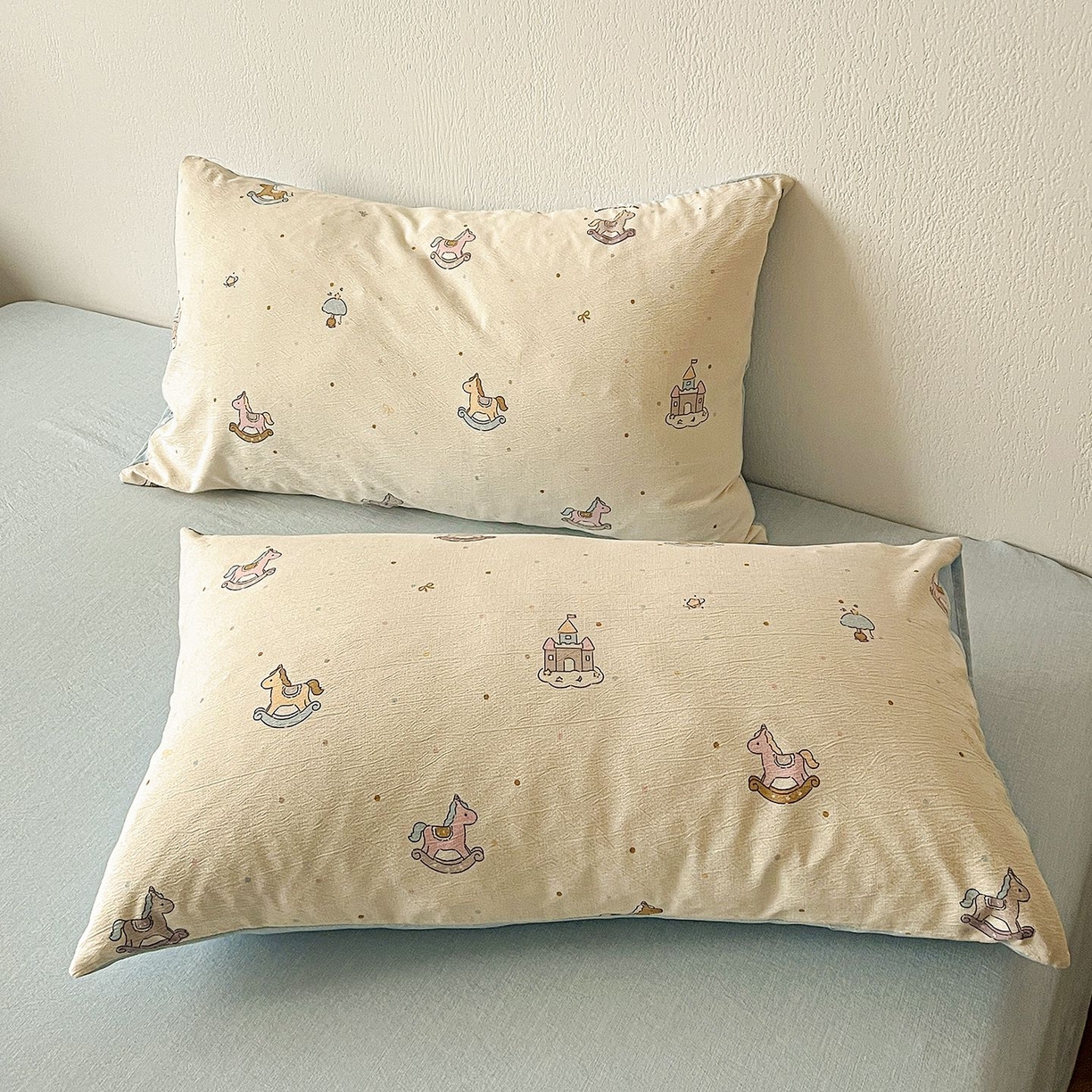 91家纺网 家纺一手货源 找家纺 恋之语 2026新款水洗色织提花工艺系列四件套（量大从优） 童梦园