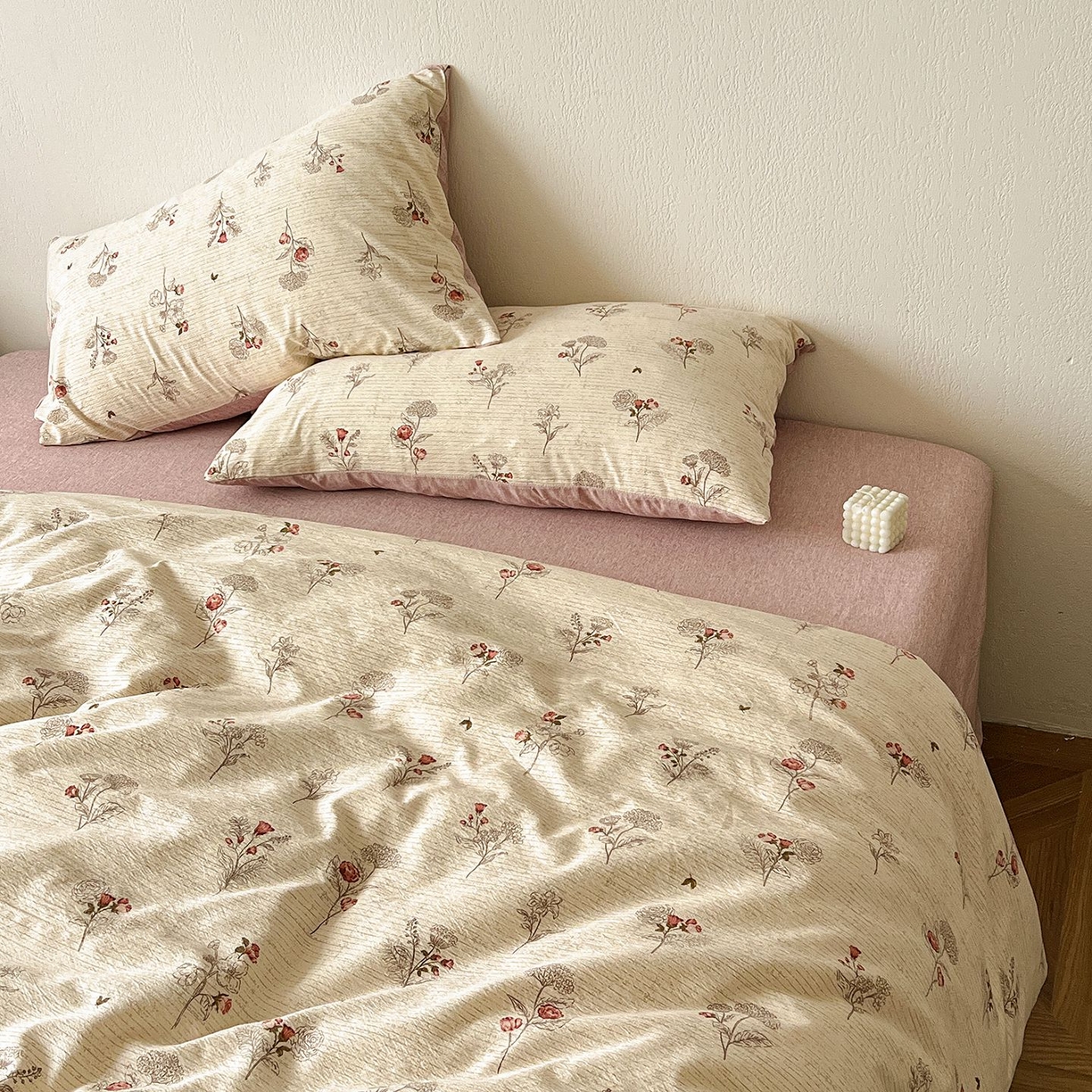 91家纺网 家纺一手货源 找家纺 恋之语 2026新款水洗色织提花工艺系列四件套（量大从优） 野蔷薇