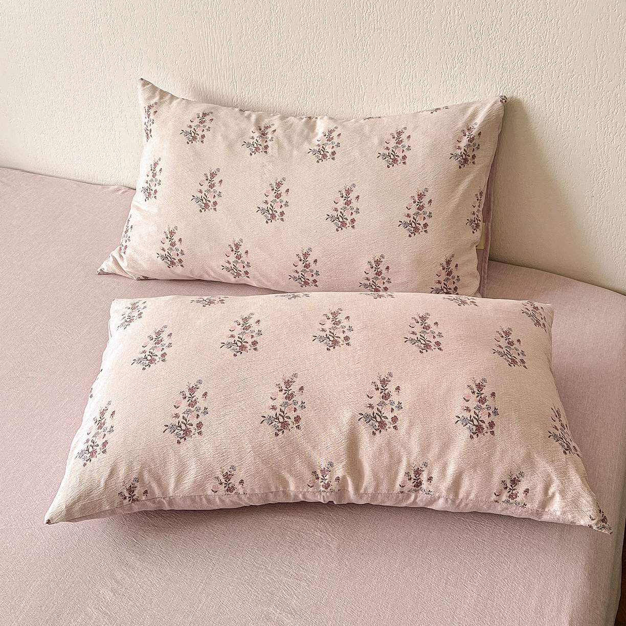 91家纺网 家纺一手货源 找家纺 恋之语 2026新款水洗色织提花工艺系列四件套（量大从优） 紫薇