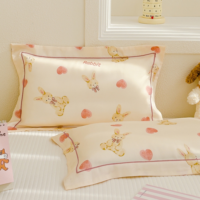 91家纺网 家纺一手货源 找家纺 （总）良佐生活 2026新款60支天丝枕套儿童莱赛尔冰丝枕套夏天凉感枕头套