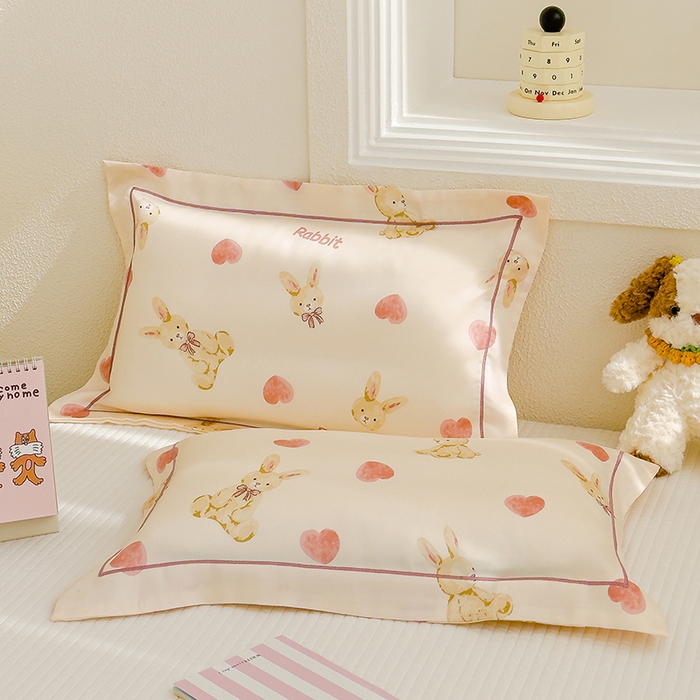 91家纺网 家纺一手货源 找家纺 （总）良佐生活 2026新款60支天丝枕套儿童莱赛尔冰丝枕套夏天凉感枕头套