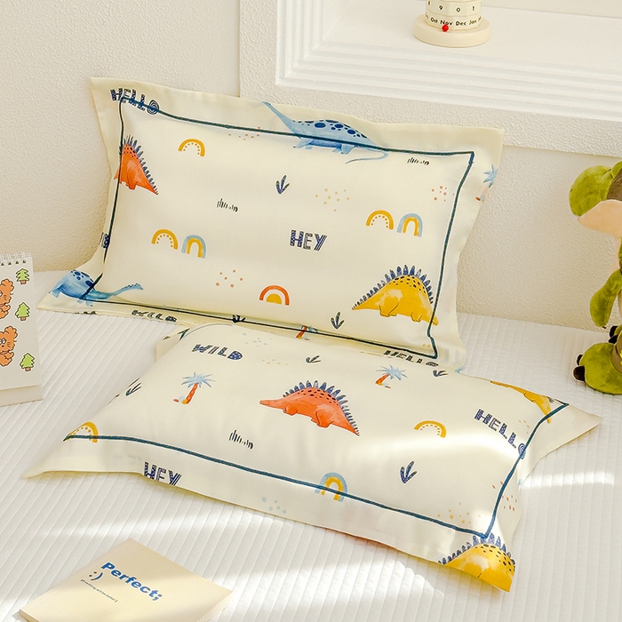 91家纺网 家纺一手货源 找家纺 （总）良佐生活 2026新款60支天丝枕套儿童莱赛尔冰丝枕套夏天凉感枕头套