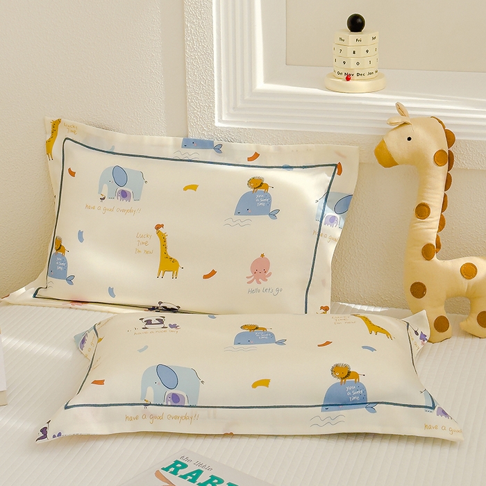 91家纺网 家纺一手货源 找家纺 （总）良佐生活 2026新款60支天丝枕套儿童莱赛尔冰丝枕套夏天凉感枕头套