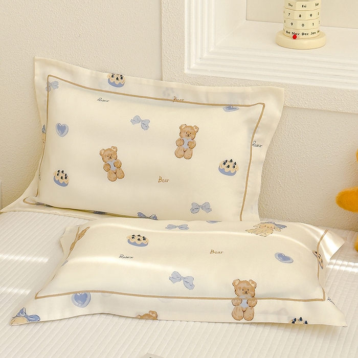 91家纺网 家纺一手货源 找家纺 （总）良佐生活 2026新款60支天丝枕套儿童莱赛尔冰丝枕套夏天凉感枕头套