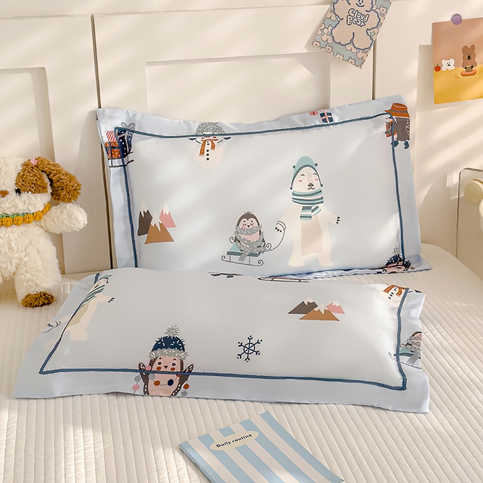 良佐生活 2026新款60支天丝卡通枕套 冰雪奇缘
