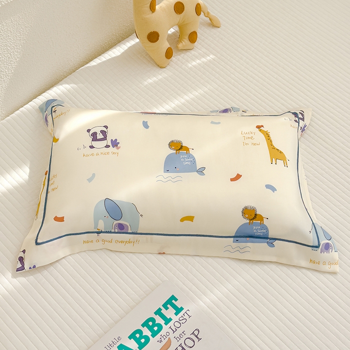 91家纺网 家纺一手货源 找家纺 良佐生活 2026新款60支天丝卡通枕套 海洋伙伴