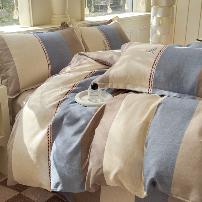 91家纺网 家纺一手货源 找家纺 佑佳家纺 2024新款磨毛印花植物羊绒单被套 漫步庄园