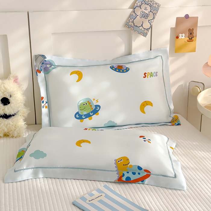 良佐生活 2026新款60支天丝卡通枕套 寻梦太空