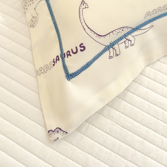 91家纺网 家纺一手货源 找家纺 良佐生活 2026新款60支天丝卡通枕套 侏罗纪公园