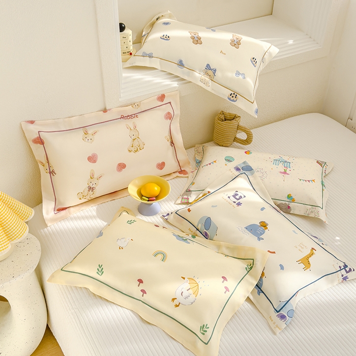 91家纺网 家纺一手货源 找家纺 良佐生活 2026新款60支天丝卡通枕套 组合