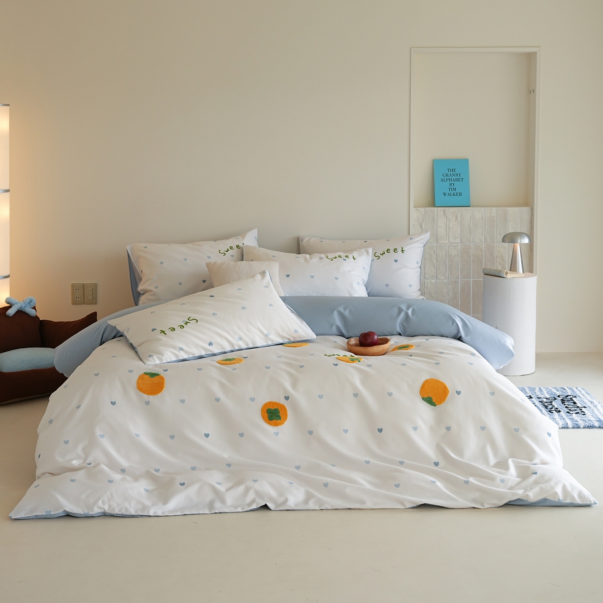 91家纺网 家纺一手货源 找家纺 （总）雅居纺家纺 2026新款50长绒棉满版绣花四件套