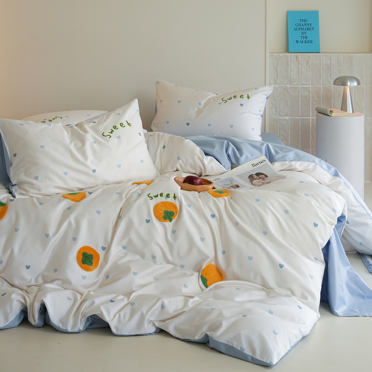 91家纺网 家纺一手货源 找家纺 （总）雅居纺家纺 2026新款50长绒棉满版绣花四件套