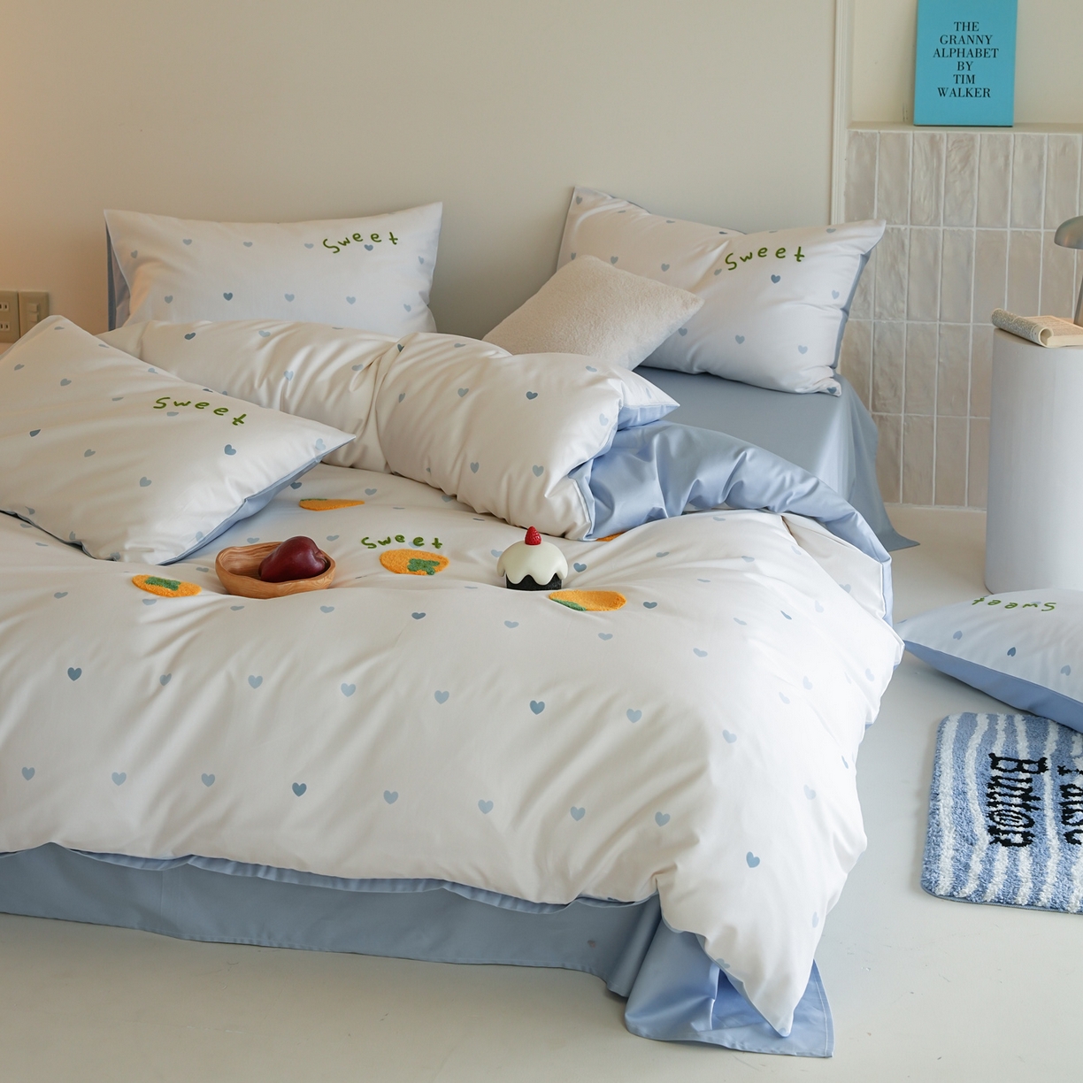 91家纺网 家纺一手货源 找家纺 （总）雅居纺家纺 2026新款50长绒棉满版绣花四件套