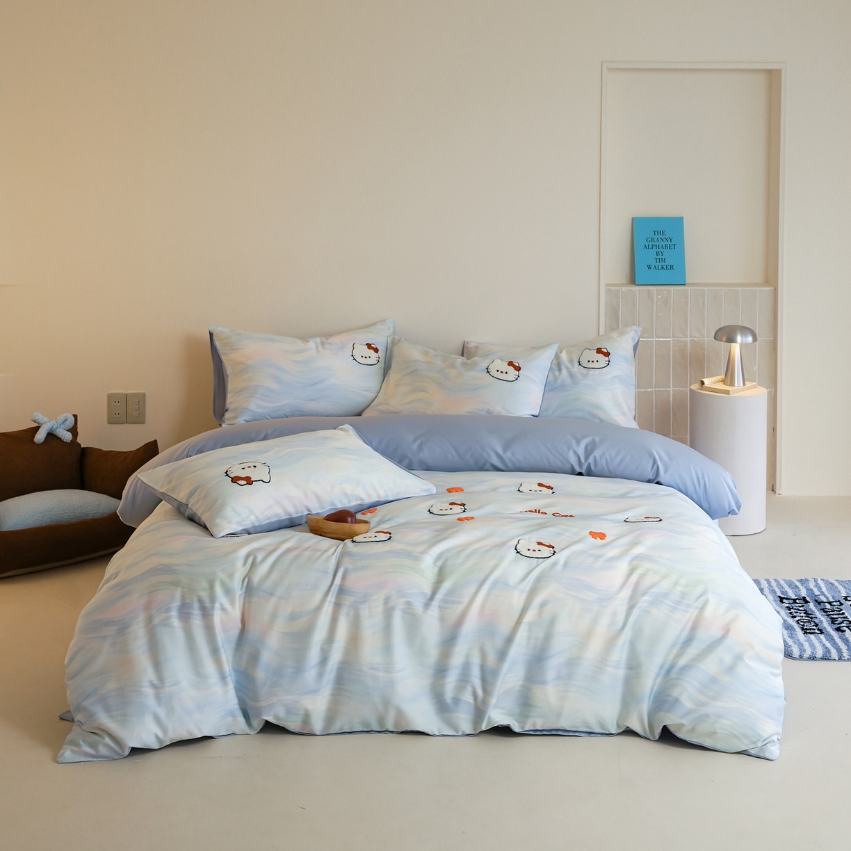 91家纺网 家纺一手货源 找家纺 （总）雅居纺家纺 2026新款50长绒棉满版绣花四件套