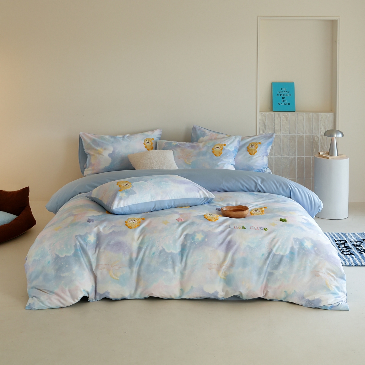 91家纺网 家纺一手货源 找家纺 （总）雅居纺家纺 2026新款50长绒棉满版绣花四件套