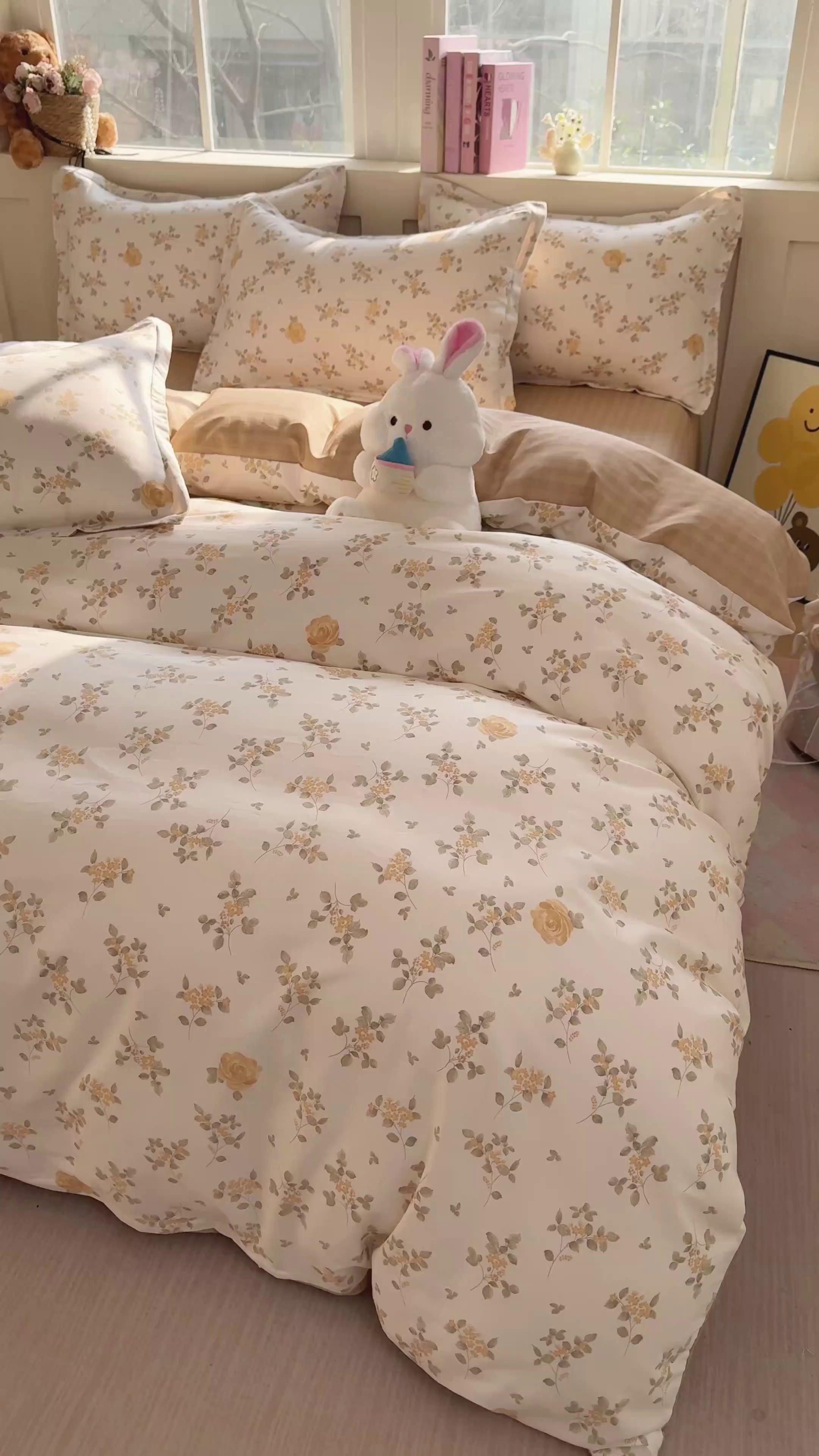 91家纺网 家纺一手货源 找家纺 简冠家纺 2026新款12868印花全棉单被套 城南花开