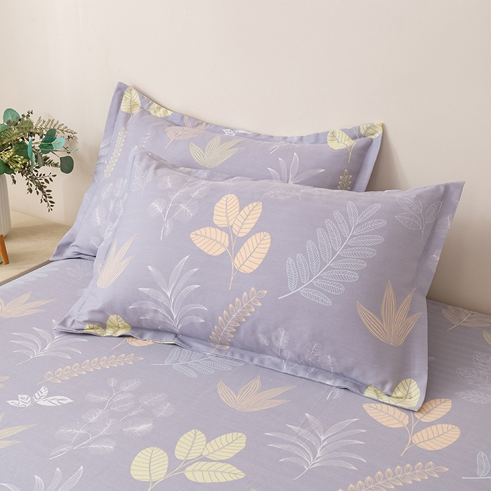 91家纺网 家纺一手货源 找家纺 居美良品 2026新款升级面料人字纹老粗布床单单件枕套可做凉席二三件套 灰雾迷踪