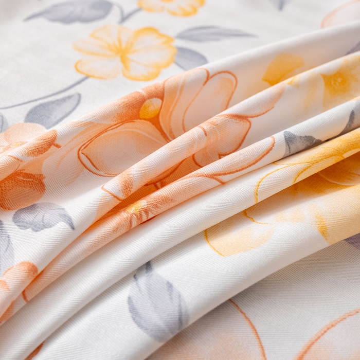 91家纺网 家纺一手货源 找家纺 居美良品 2026新款升级面料人字纹老粗布床单单件枕套可做凉席二三件套 静谧时光