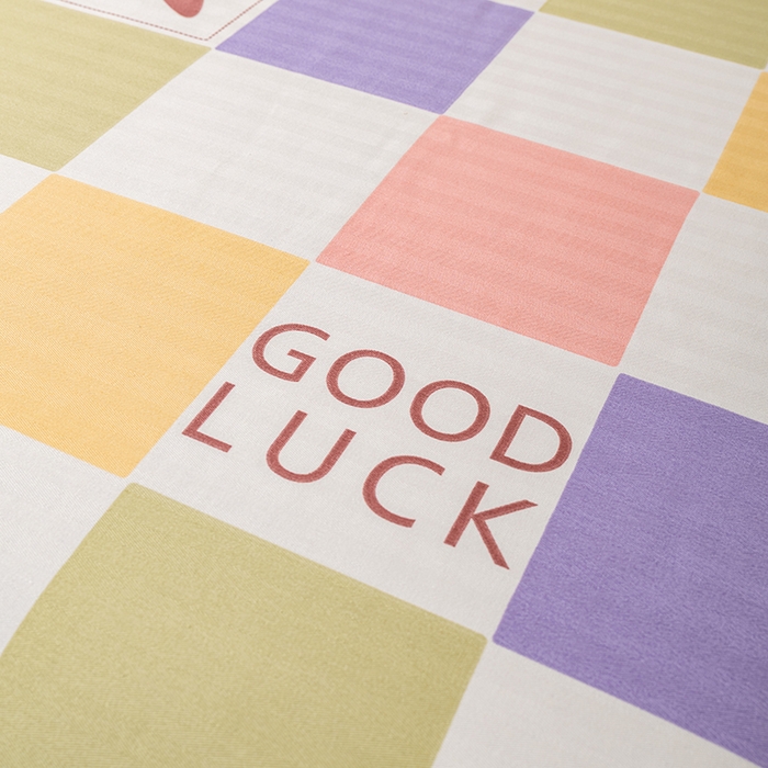 91家纺网 家纺一手货源 找家纺 居美良品 2026新款升级面料人字纹老粗布床单单件枕套可做凉席二三件套 幸运星格