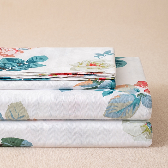 91家纺网 家纺一手货源 找家纺 居美良品 2026新款升级面料人字纹老粗布床单单件枕套可做凉席二三件套 墨染清韵