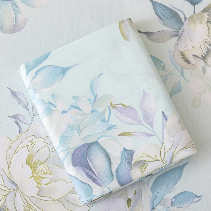 91家纺网 家纺一手货源 找家纺 居美良品 2026新款升级面料人字纹老粗布床单单件枕套可做凉席二三件套 芳菲锦梦