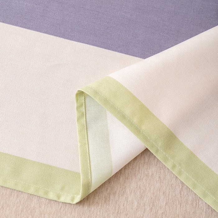 91家纺网 家纺一手货源 找家纺 居美良品 2026新款升级面料人字纹老粗布床单单件枕套可做凉席二三件套 椰语织梦