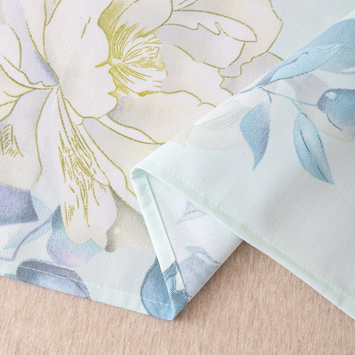 91家纺网 家纺一手货源 找家纺 居美良品 2026新款升级面料人字纹老粗布床单单件枕套可做凉席二三件套 芳菲锦梦