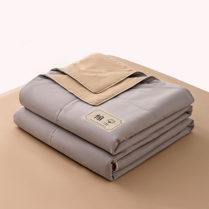 91家纺网 家纺一手货源 找家纺 （总）盛凡家纺 2026新款133*72全棉A类55大豆抗菌夏被空调被夏凉被被子被芯（包检测）