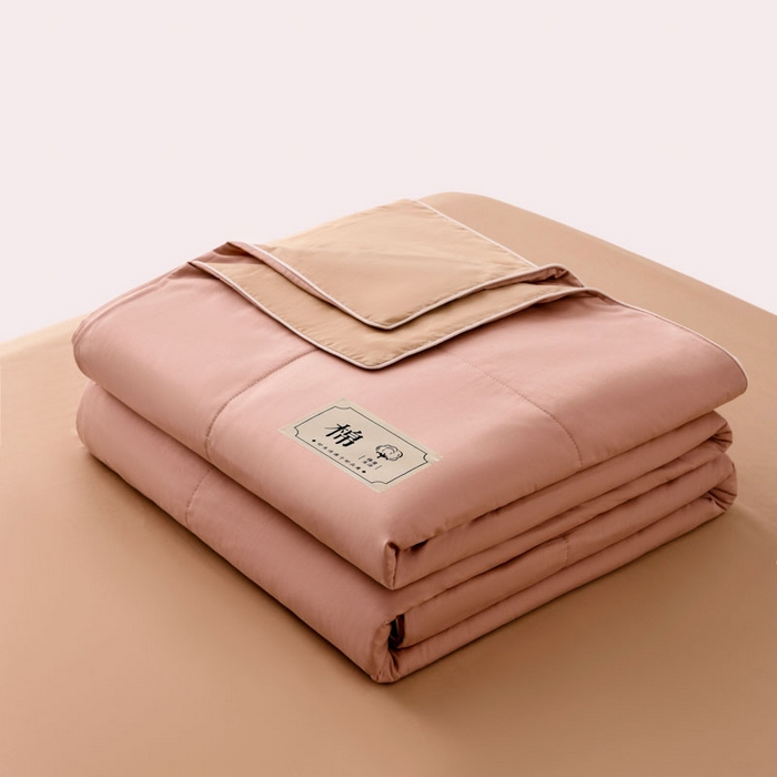 91家纺网 家纺一手货源 找家纺 （总）盛凡家纺 2026新款133*72全棉A类55大豆抗菌夏被空调被夏凉被被子被芯（包检测）