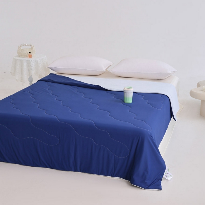 91家纺网 家纺一手货源 找家纺 （总）盛凡家纺 2026新款凉感A类锦氨（170克）55大豆抗菌夏被夏凉被空调被（配礼盒）