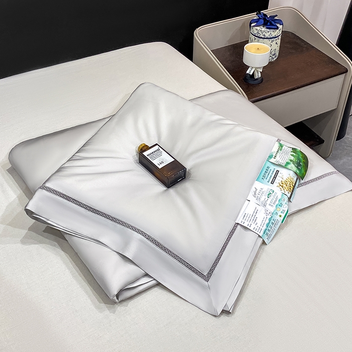 91家纺网 家纺一手货源 找家纺 盛凡家纺 2026新款A类天丝棉夏被被子被芯 夏云灰