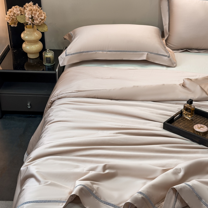 91家纺网 家纺一手货源 找家纺 盛凡家纺 2026新款A类天丝棉夏被被子被芯 浅沙金