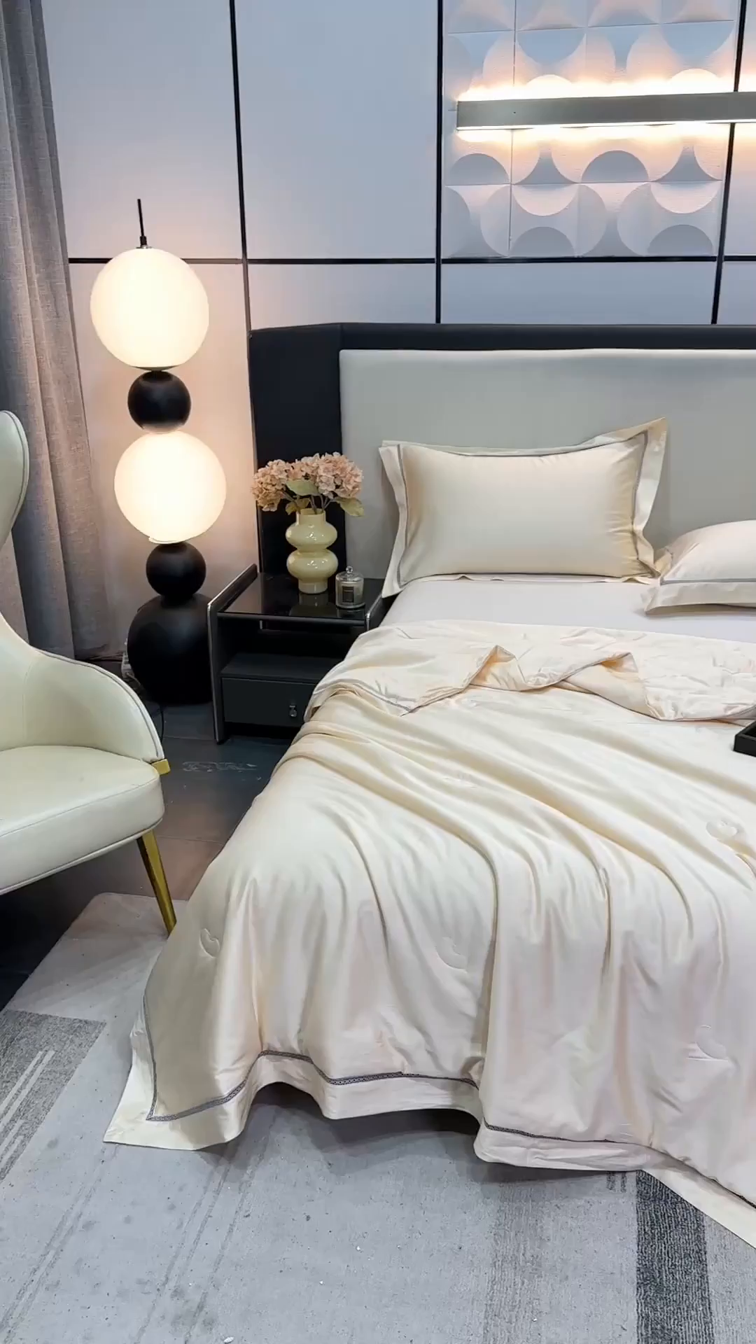 91家纺网 家纺一手货源 找家纺 盛凡家纺 2026新款A类天丝棉夏被被子被芯 玫瑰金