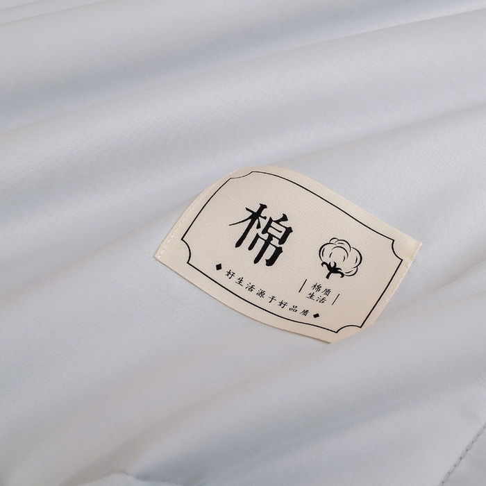 91家纺网 家纺一手货源 找家纺 盛凡家纺 2026新款133*72全棉A类55大豆抗菌夏被空调被夏凉被被子被芯（包检测） 花青兰+奶咖