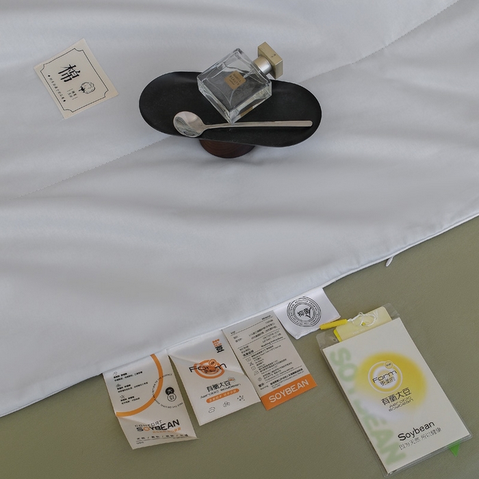 91家纺网 家纺一手货源 找家纺 盛凡家纺 2026新款133*72全棉A类55大豆抗菌夏被空调被夏凉被被子被芯（包检测） 水绿+松石绿