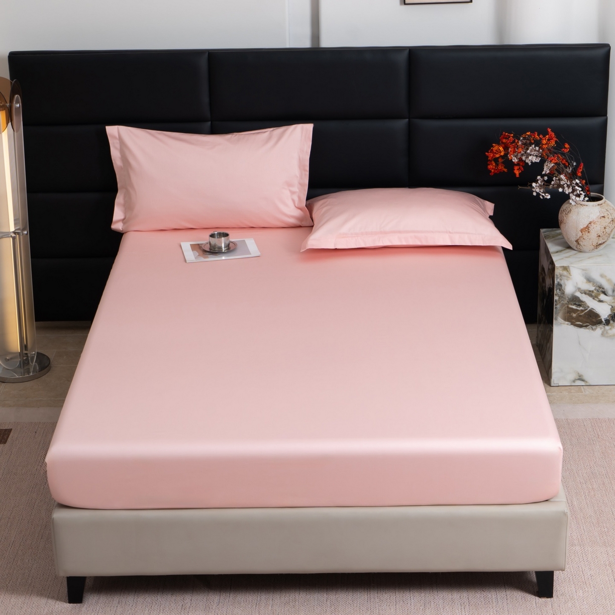 91家纺网 家纺一手货源 找家纺 凌云家纺 2026春夏新款A类100支长绒棉纯棉单床笠 床笠单件-提供买家秀 联系客服 玉色