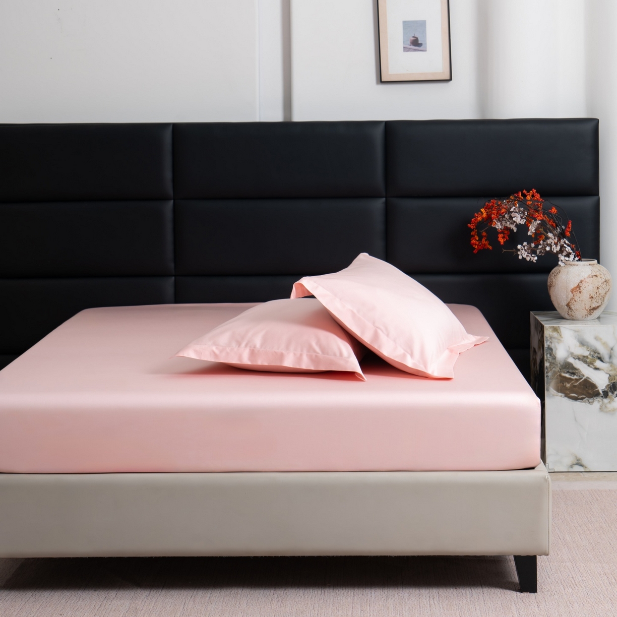 91家纺网 家纺一手货源 找家纺 凌云家纺 2026春夏新款A类100支长绒棉纯棉单床笠 床笠单件-提供买家秀 联系客服 玉色