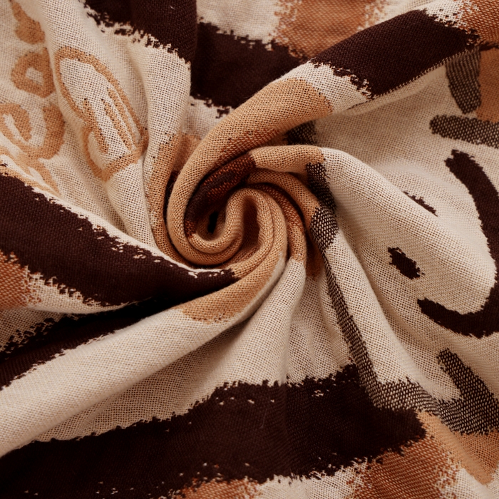 91家纺网 家纺一手货源 找家纺 朴尔家纺-毛巾被 2026新款全棉纯棉欣软系列定位四层加厚柔软纱布枕巾 条纹爱心熊