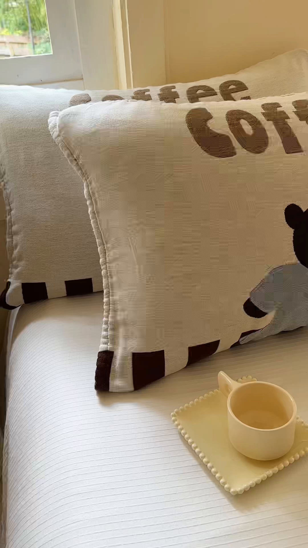 91家纺网 家纺一手货源 找家纺 朴尔家纺-毛巾被 2026新款全棉纯棉多柔AB版定位四层纱布枕巾 咖啡时光