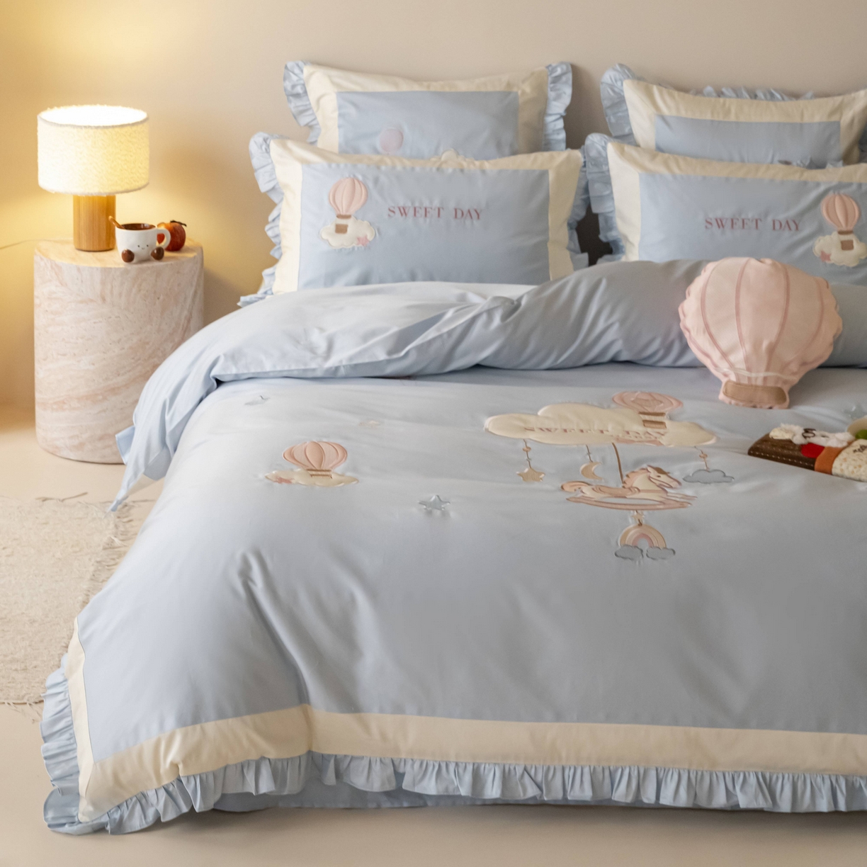 91家纺网 家纺一手货源 找家纺 西西家居 2023新款纯色凉感丝夏被 奶油咖