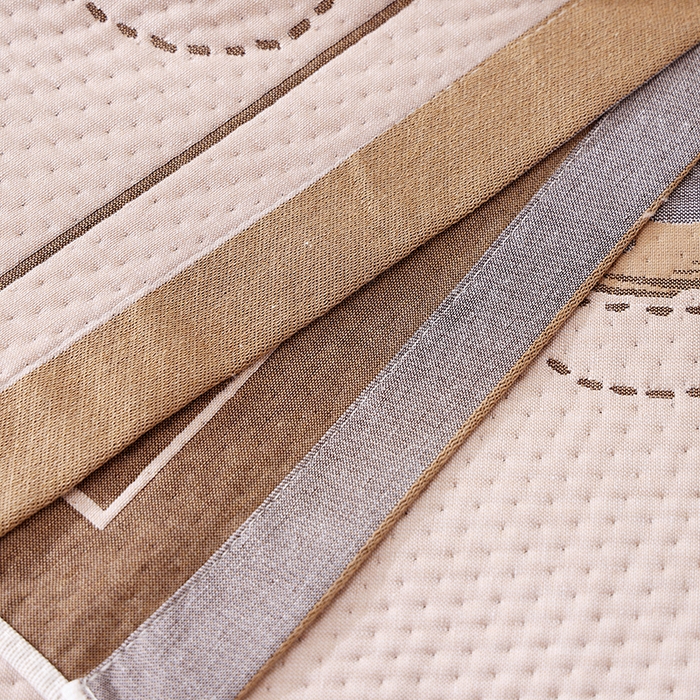 91家纺网 家纺一手货源 找家纺 朴尔家纺-毛巾被 2026新款卡通定位全棉纯棉四层纱布枕巾 呆萌熊-咖