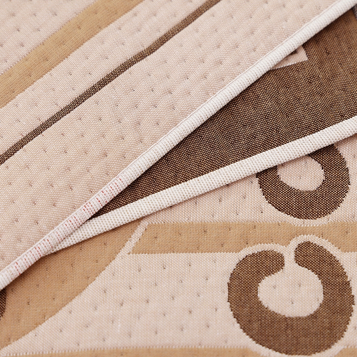 91家纺网 家纺一手货源 找家纺 朴尔家纺-毛巾被 2026新款卡通定位全棉纯棉四层纱布枕巾 巧克力饼-咖