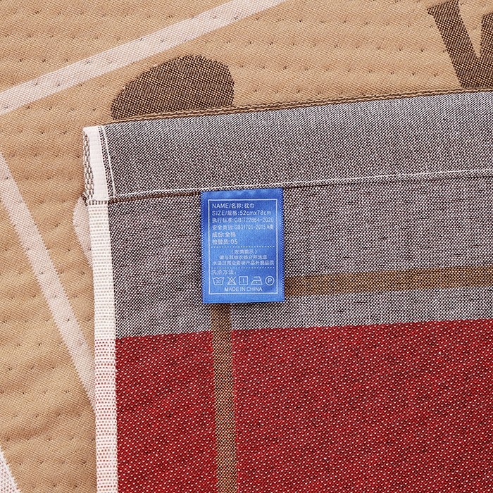 91家纺网 家纺一手货源 找家纺 朴尔家纺-毛巾被 2026新款卡通定位全棉纯棉四层纱布枕巾 萌趣蘑菇-咖