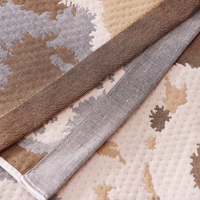 91家纺网 家纺一手货源 找家纺 朴尔家纺-毛巾被 2026新款卡通定位全棉纯棉四层纱布枕巾 心相印-咖